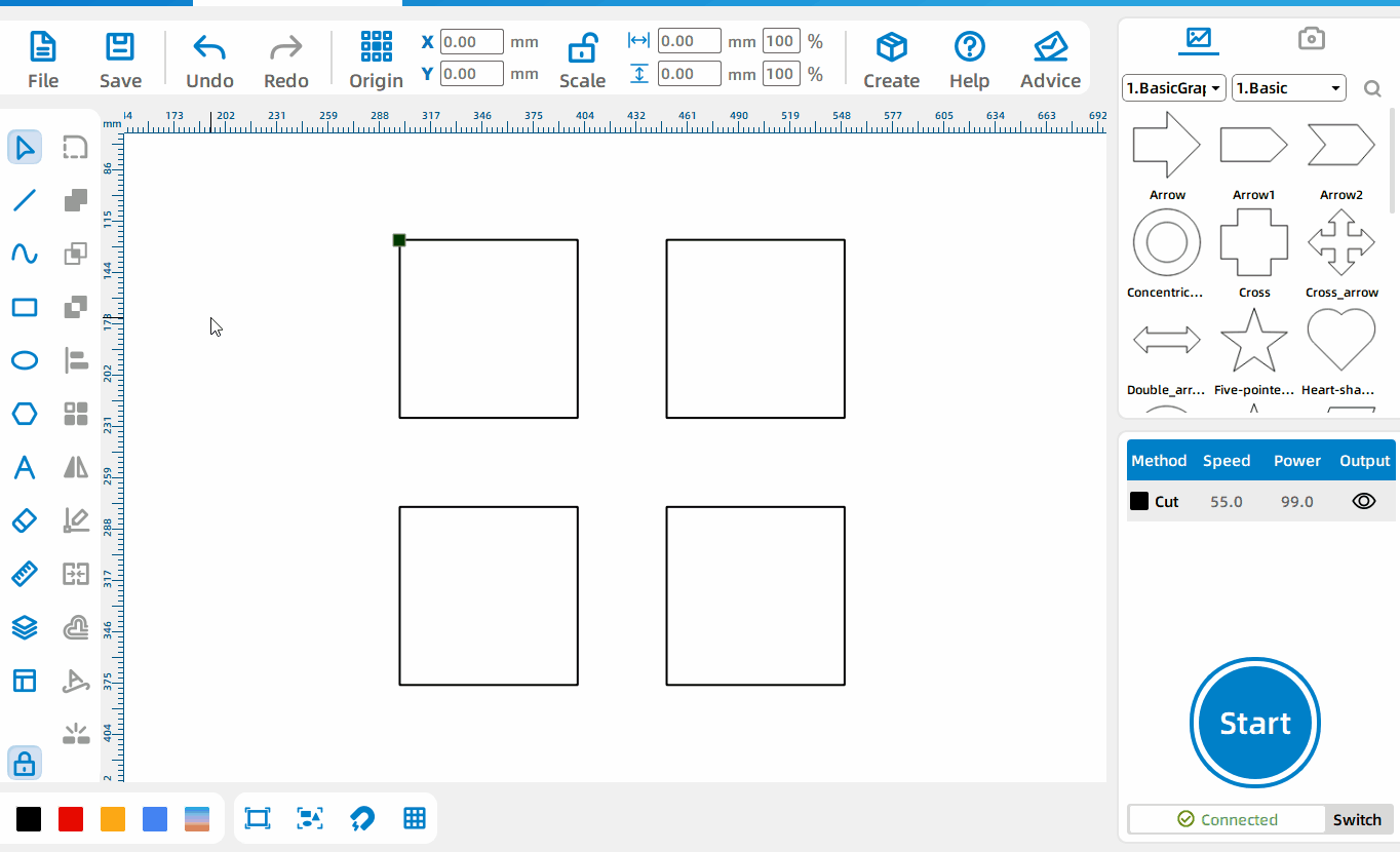 5.Select all patterns on canvas.gif