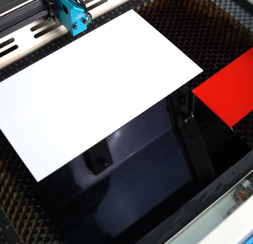 put the acrylic on the laser table.png