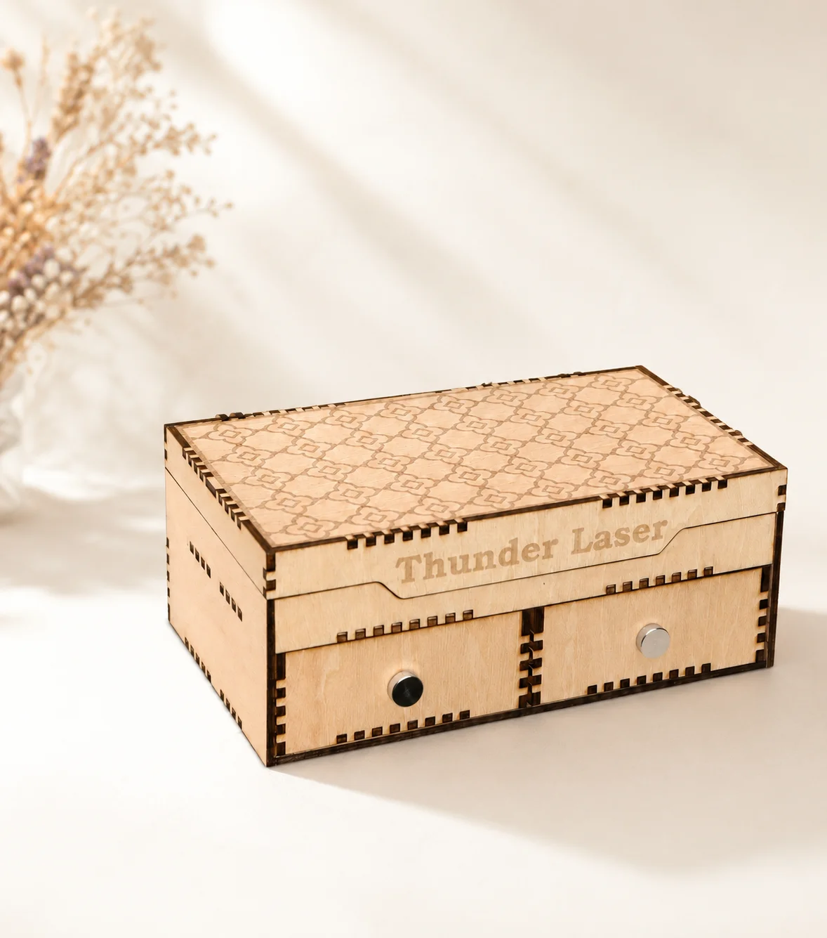 Organizador de joyas de madera