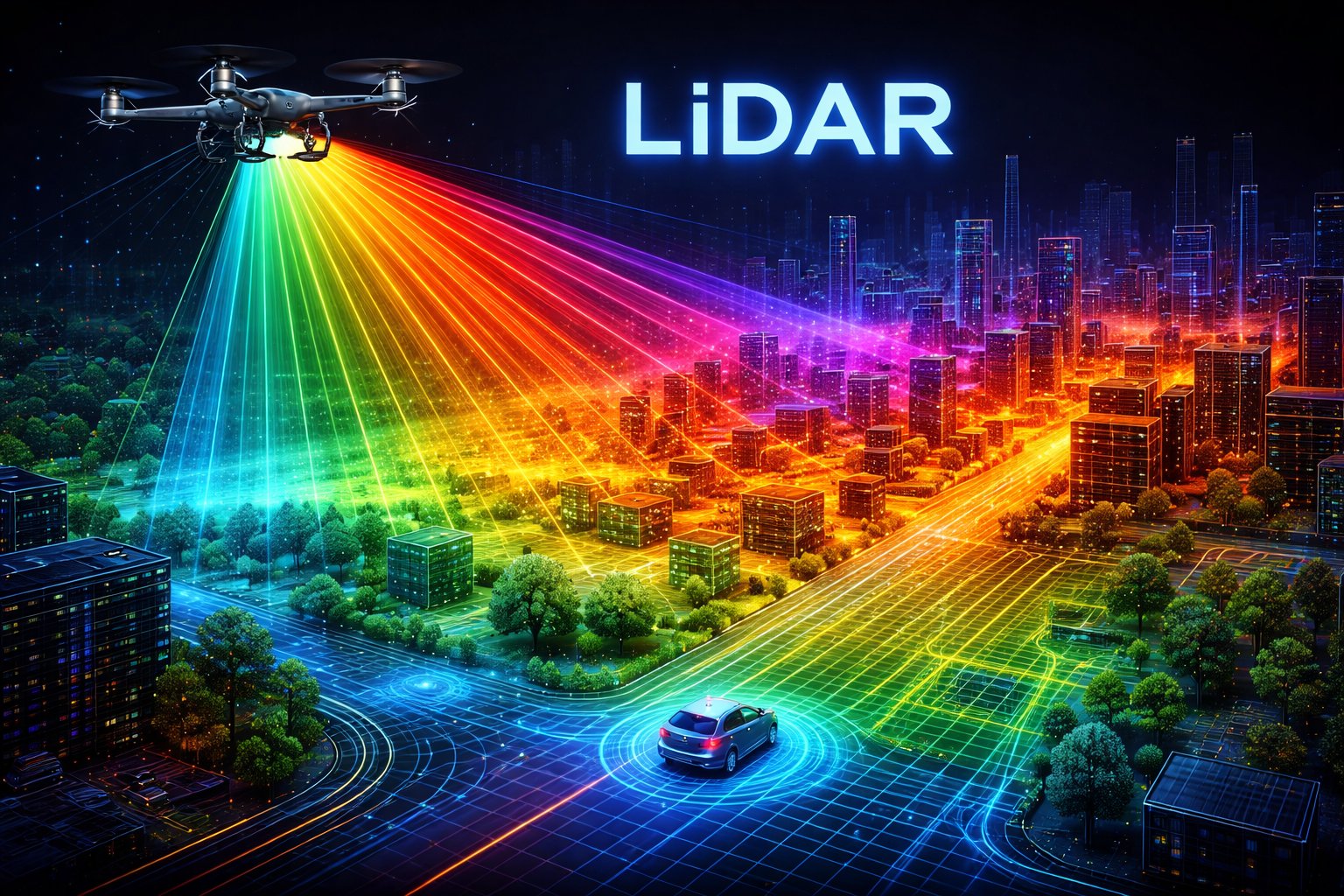 Aplicación de láser LiDAR