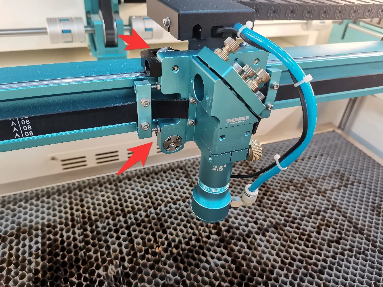 Carril de guía linear para el sistema de control del movimiento del laser