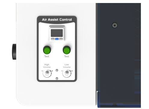 Panel de control de asistencia de aire dual en el nuevo láser de Bolt engraver.png Panel de control de asistencia de aire dual en el nuevo láser de Bolt engraver.png