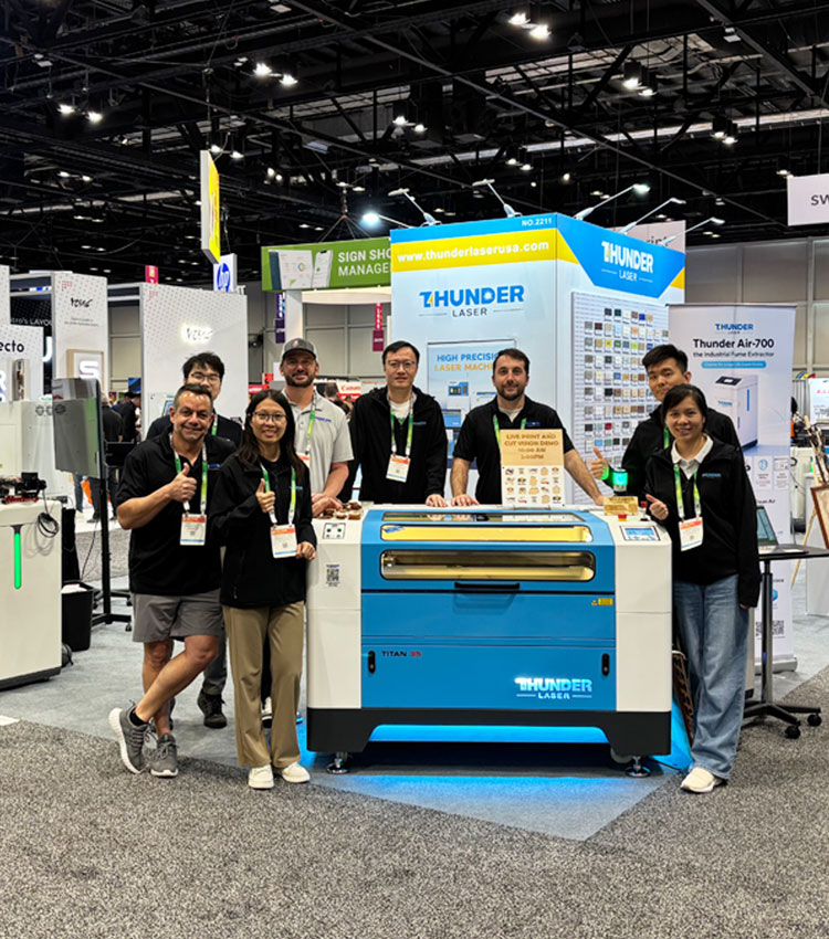 Thunder Laser Asistió a la ISA International Sign Expo 2026