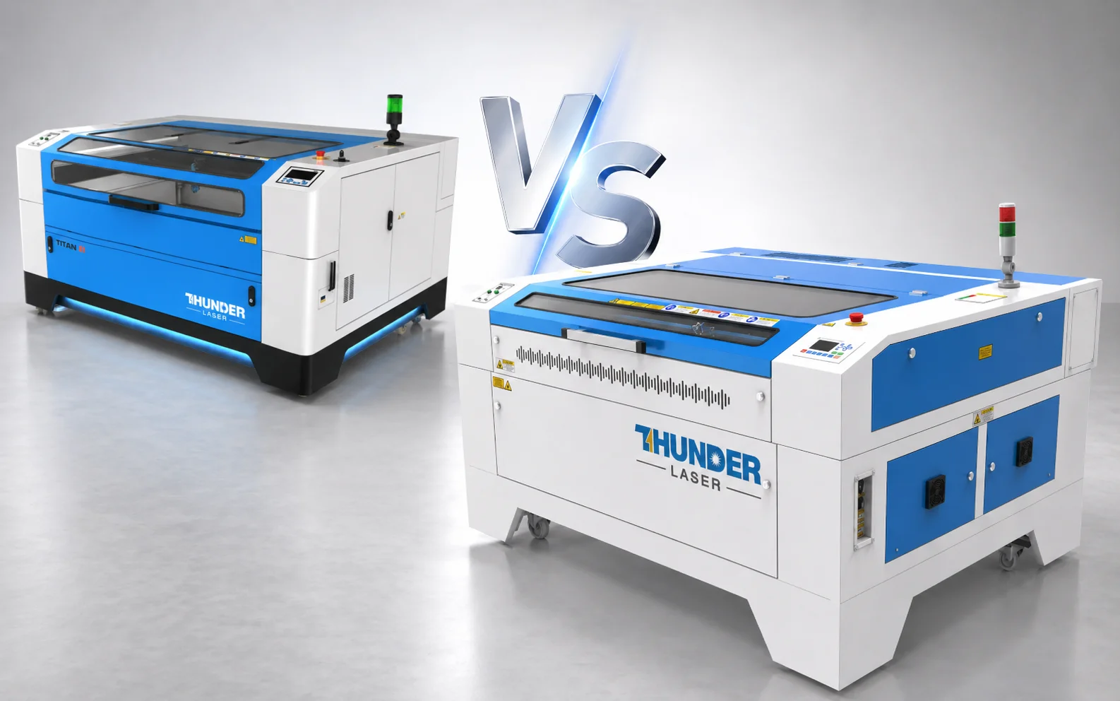 Titan vs. Nova Plus: ¿Qué máquina láser Thunder debería elegir?