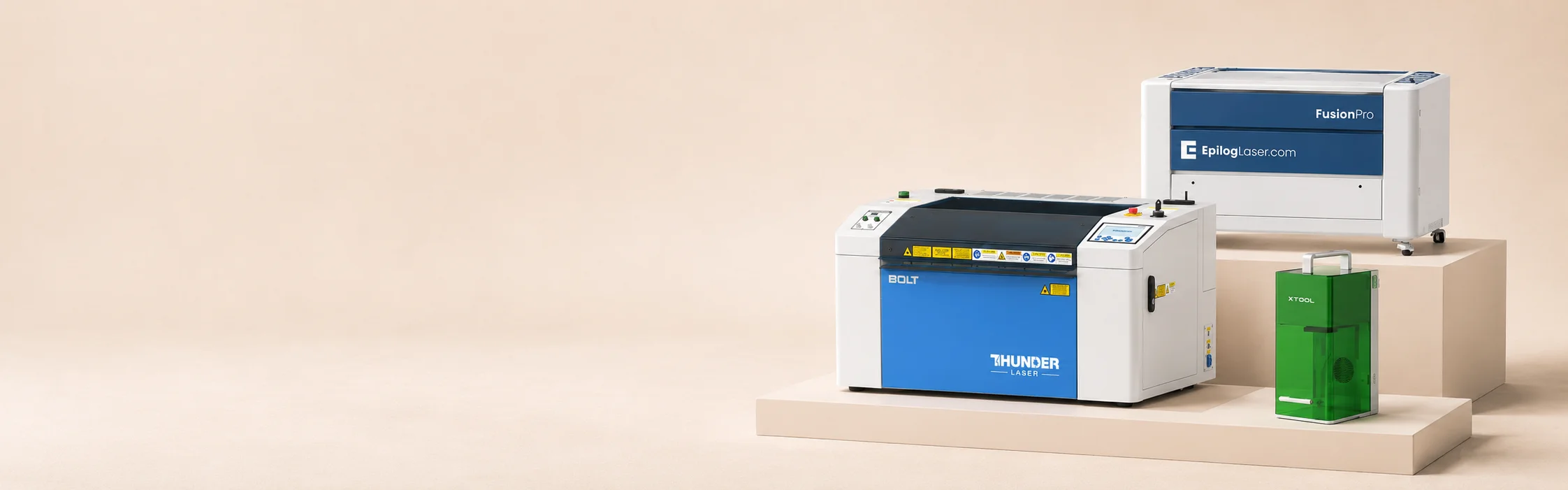 Epilog vs Thunder Laser vs xTool: ¿Qué grabador láser es mejor?