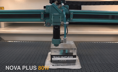 Nova Plus 80W láser-potencia de corte de material de espesor desatado