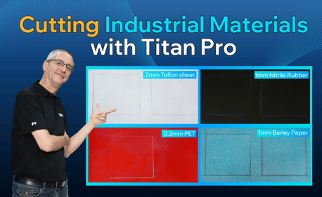 Corte de materiales industriales con Titan Pro CO2 y láser de fibra | El claro ganador es…