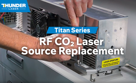Cómo reemplazar la fuente de láser Titan RF CO2