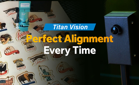 Cómo obtener una alineación perfecta de impresión y corte con el sistema Titan Vision