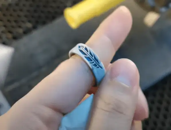 laser engraved rubber rings