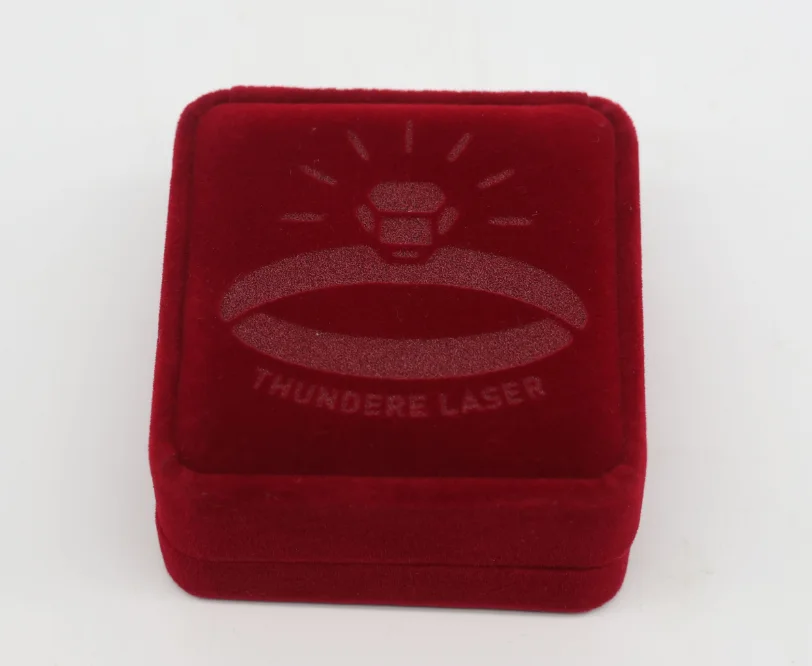 laser engraved flannel ring boxes