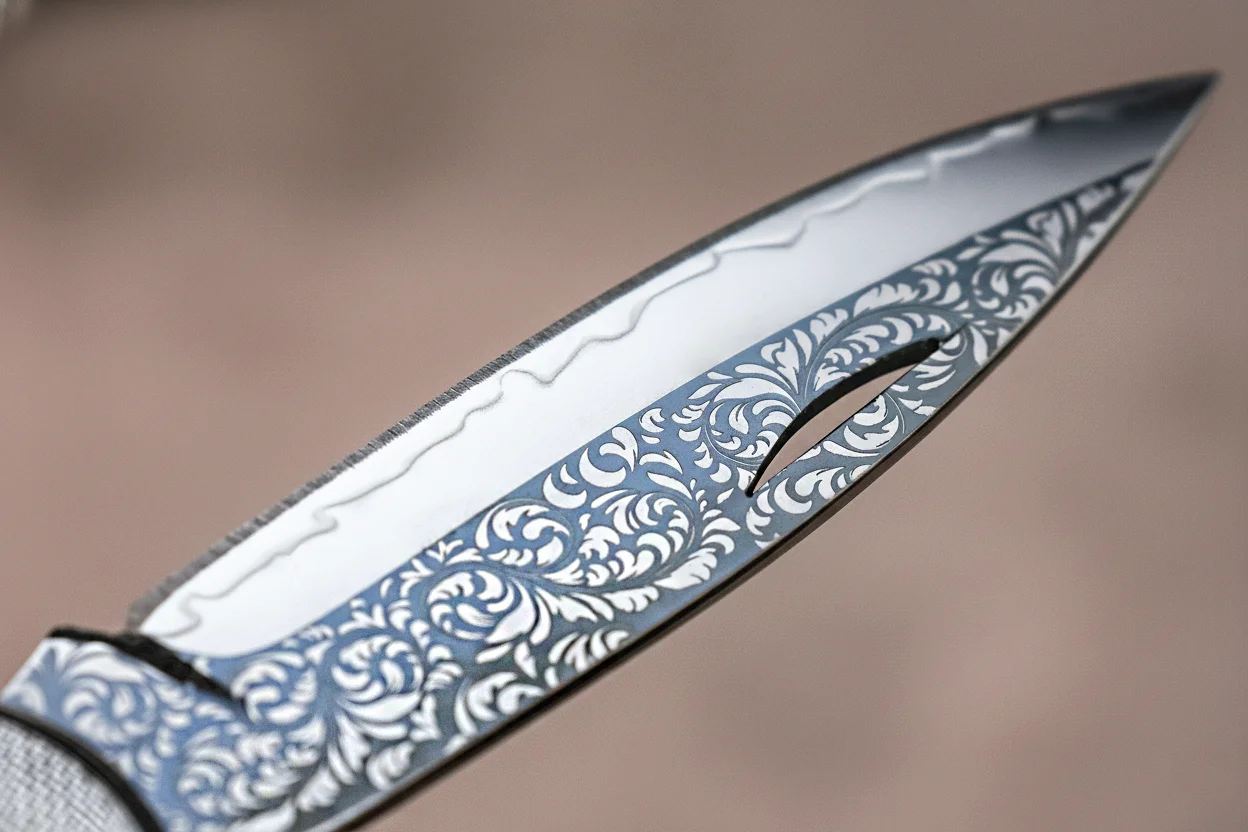 laser mark knife