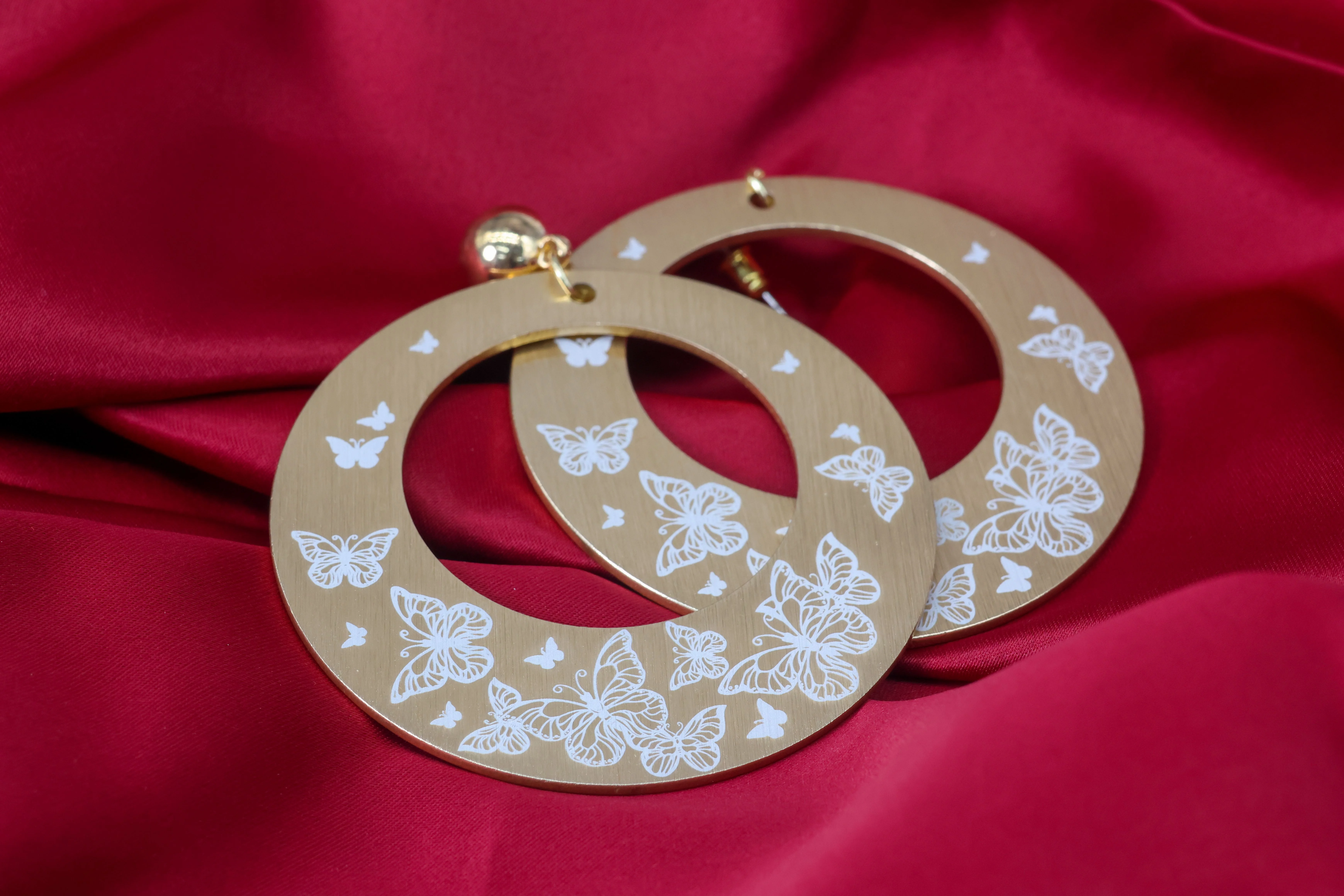 laser mark earings