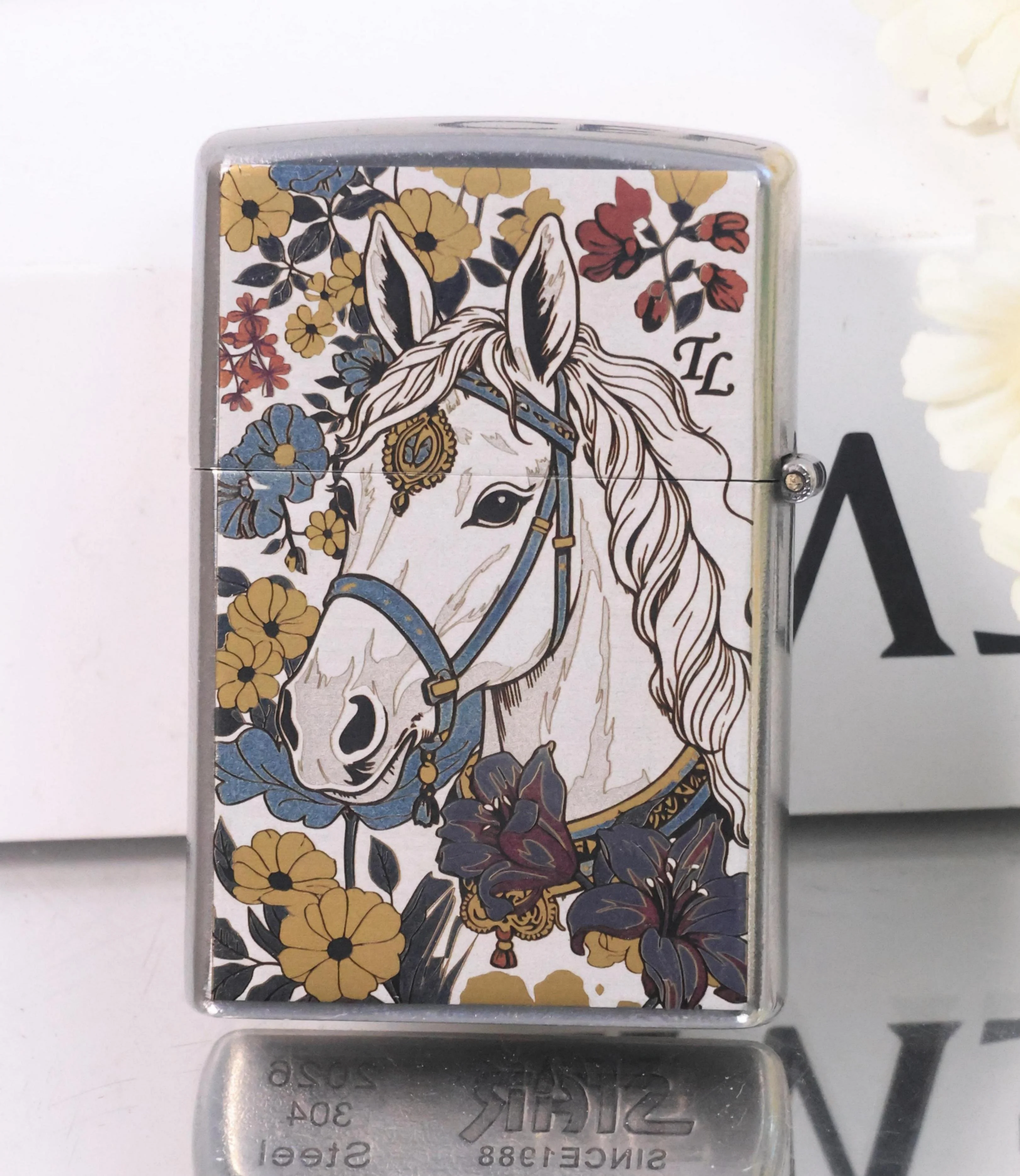 laser color mark cupronickel lighter